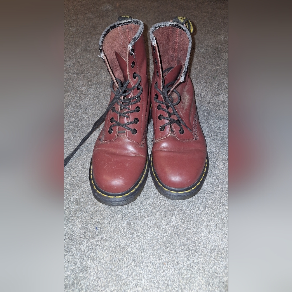 Cherry red dr. Martens